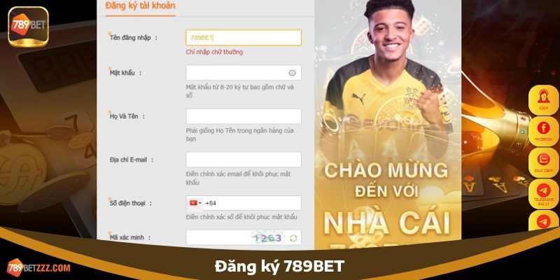 Hướng dẫn đăng ký 789BET